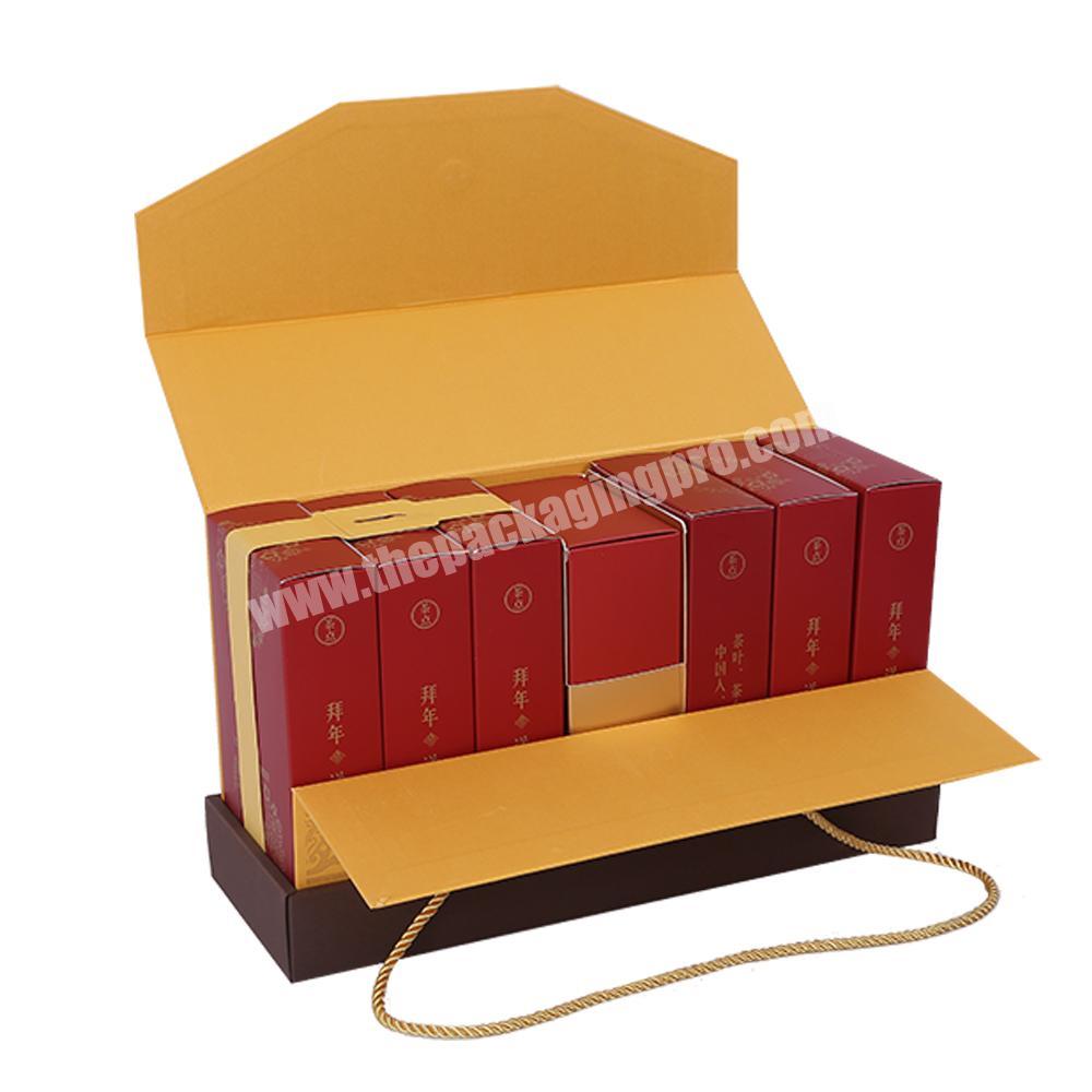 wholesale custom luxury disposable printing packaging carton tea box
