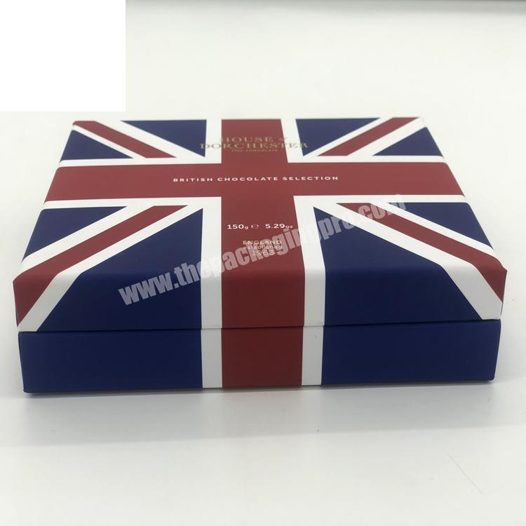 Wholesale Custom Luxury Packaging CMYK Printing Magnetic Chocolate Box