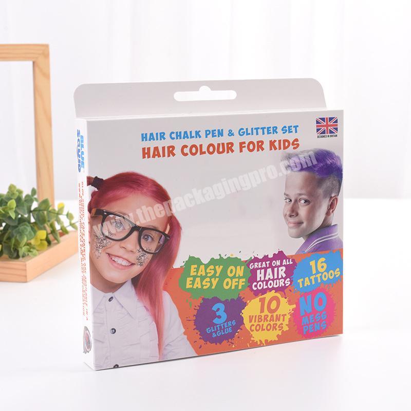 Wholesale Custom Made Colored Gift Boxes Foldable for Children Hair Dyes