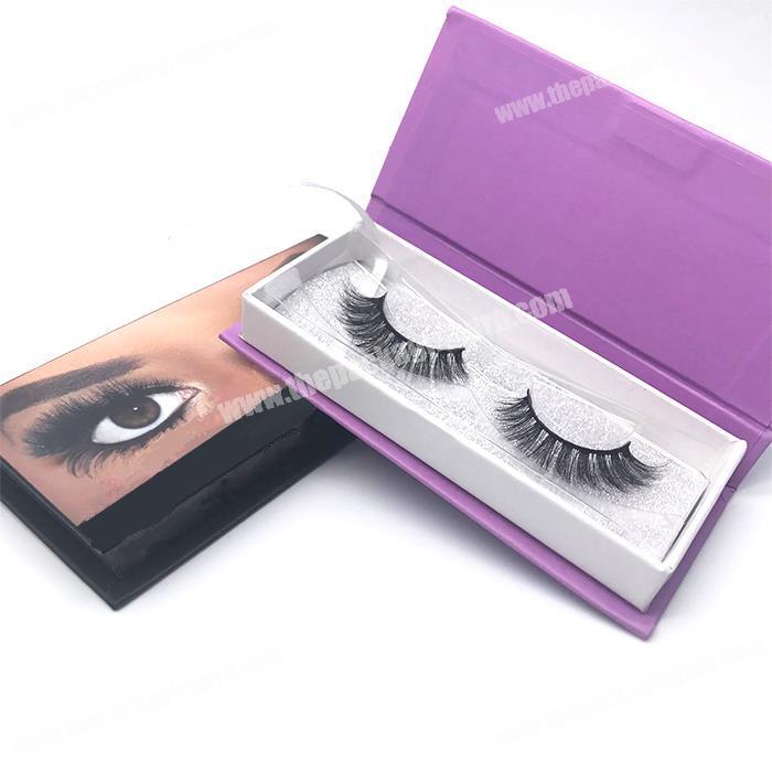 Wholesale custom mink eyelash private label eyelash packaging box