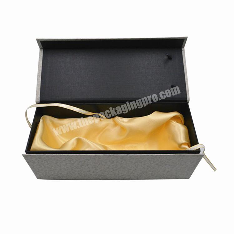 wholesale custom Packaging with Cut Out EVA Foam Insert for Keychain Jewelry Cosmetic Toy Paper Gift Box Black Logo