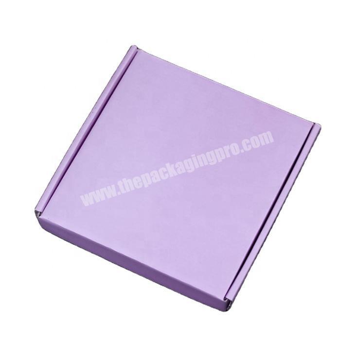 Wholesale custom packing paper gift box folding cowhide plane box thickening color box