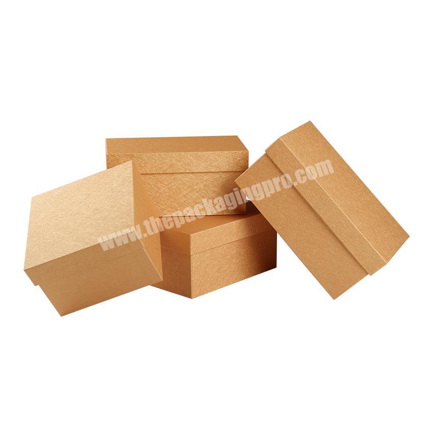 Wholesale custom paper gift craft boxes with lids shoe box