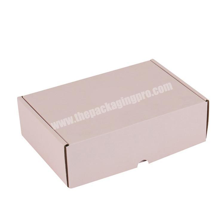 wholesale custom pink corrugated shipping boxes mailer box