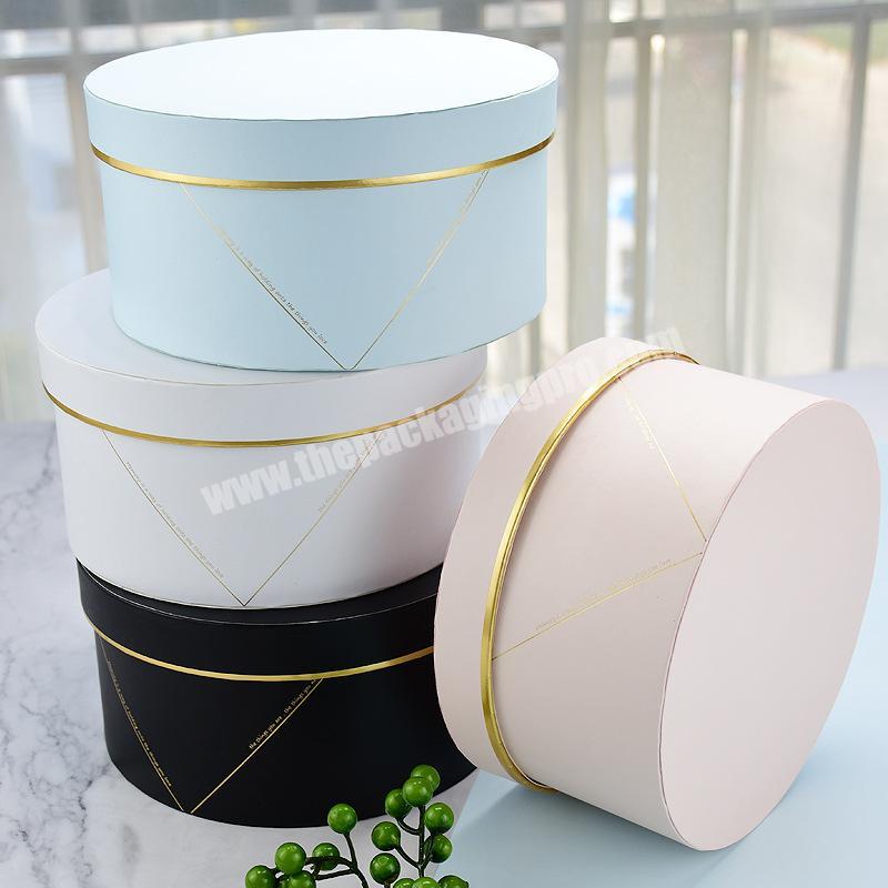 Wholesale custom popular luxury high quality roundness paper gift box