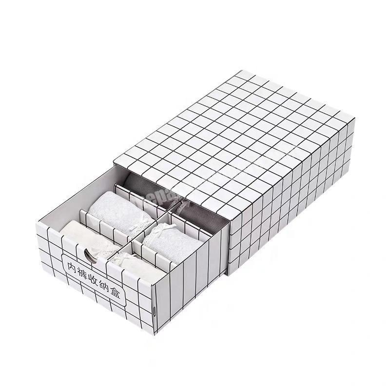 wholesale custom printed apparel packaging plain drawer cardboard gift boxes