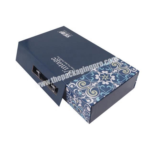 Wholesale Custom Printed box Handmade Luxury boxs  Rigid Paper Cardboard Black Magnetic  Gift Box