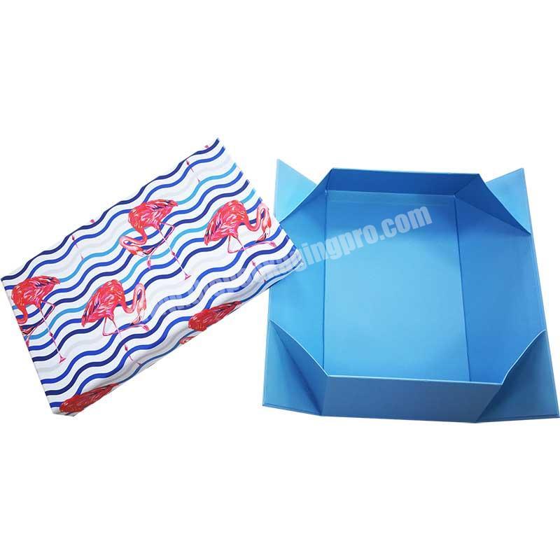 Wholesale custom printed collapsible folding packaging shoe box with logo