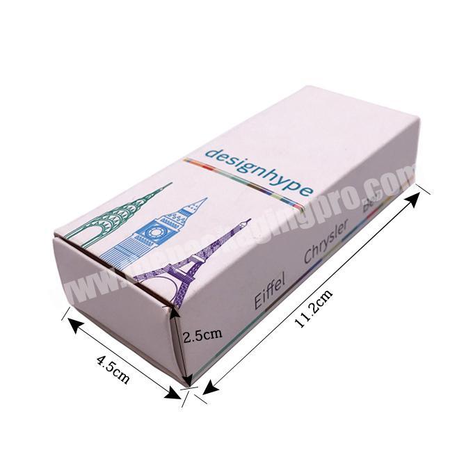 Wholesale custom printed logo mini paper gift box delicate sliding drawer box