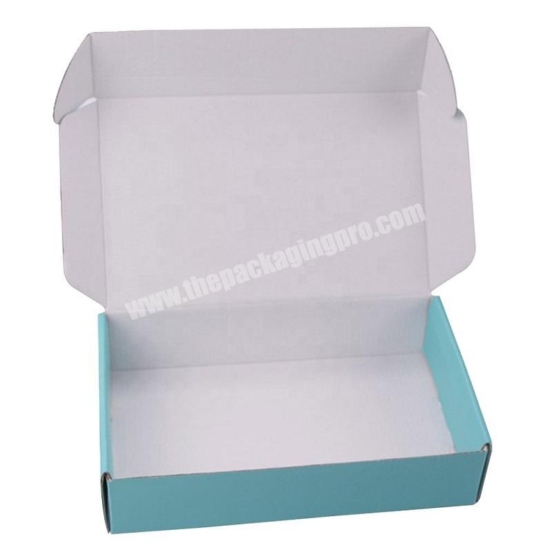 Wholesale Custom Printing Logo Kraft Black White Pink Tuck Top Corrugated Mailer Box
