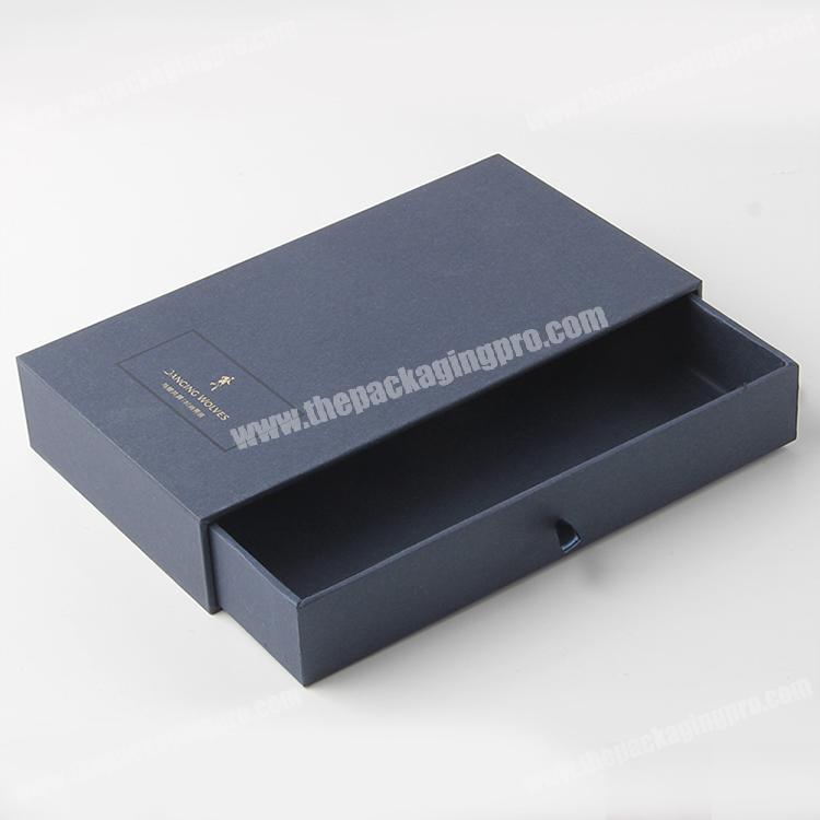 wholesale custom printing small sliding gift boxes with ribbon pull
