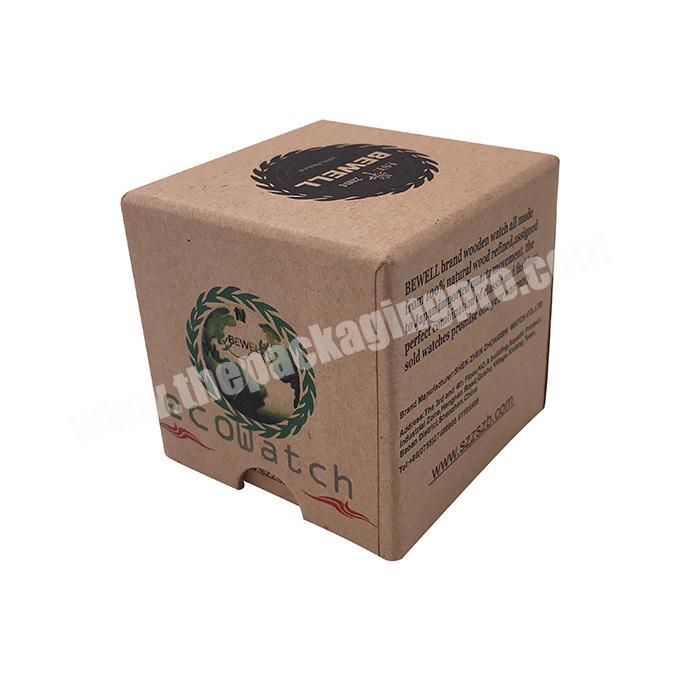 Wholesale custom printing square kraft paper honey jar packaging box