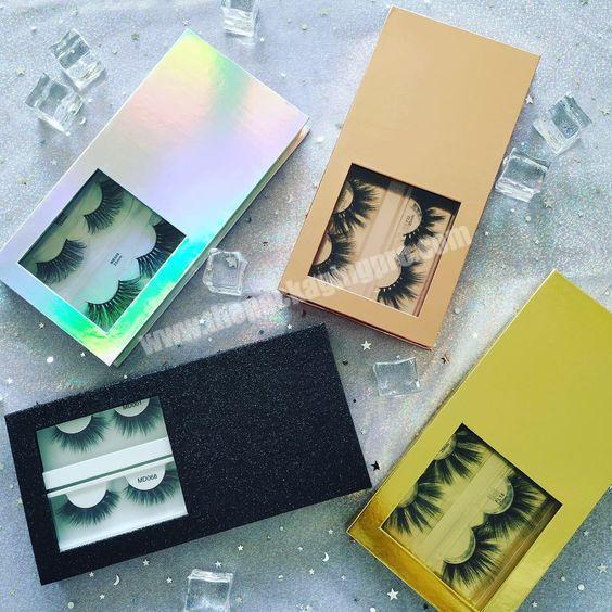 Wholesale Custom Private Label Empty Magnetic Eye Lashes Paper Packaging Box Lashes Box