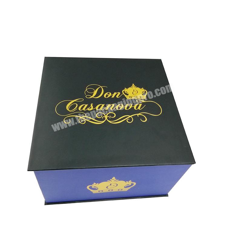 Wholesale Custom Retail Logo Printed Gift Packaging Flap hat Box, Packaging paper Box for hatcaps