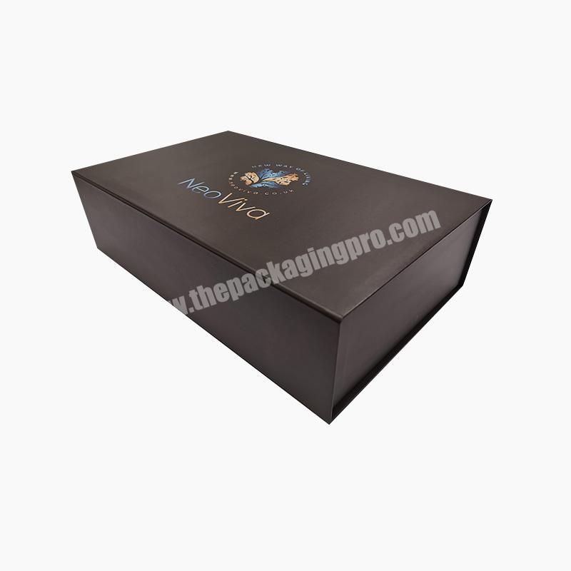Wholesale custom retail logo printed paper gift folding box with 30ml 50ml bottle magnet closure