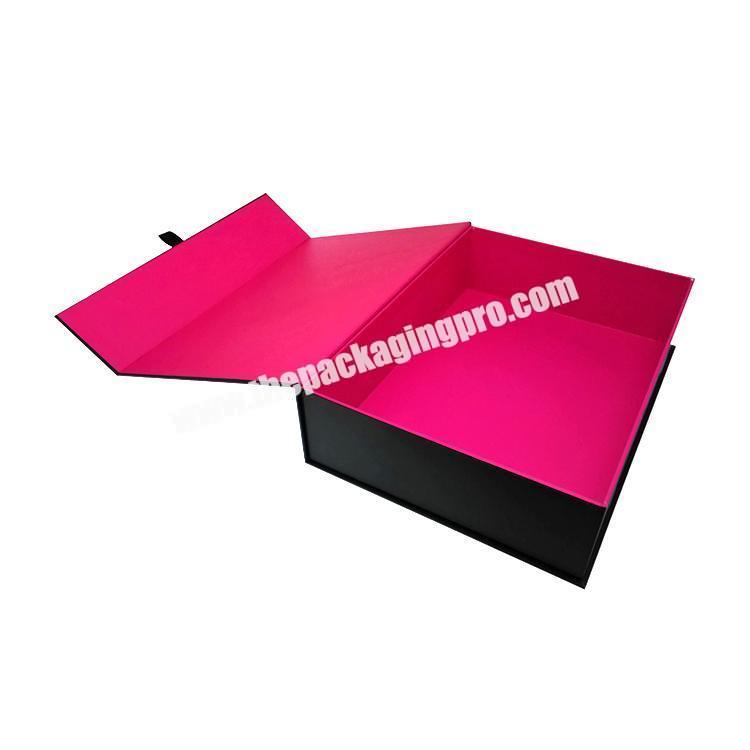Wholesale Custom Rigid Cardboard magnetic closure Gift Box and magnetic boxes