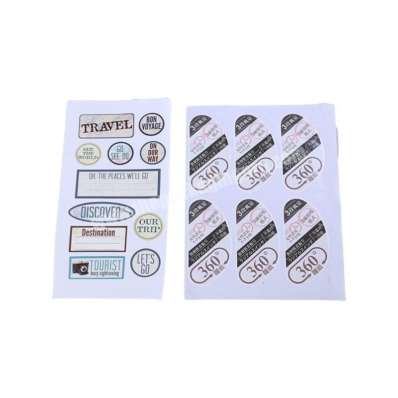 Wholesale Custom Size Logo Printing Packaging Caution Warning Labels Stickers