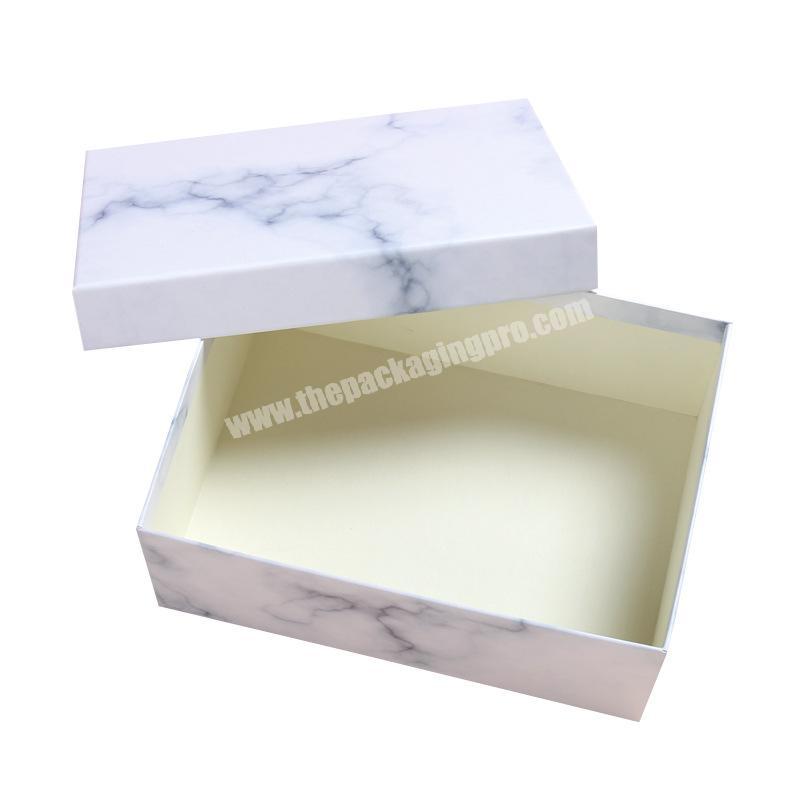 Wholesale custom size package hard paper boxes , gift box marble for perfume