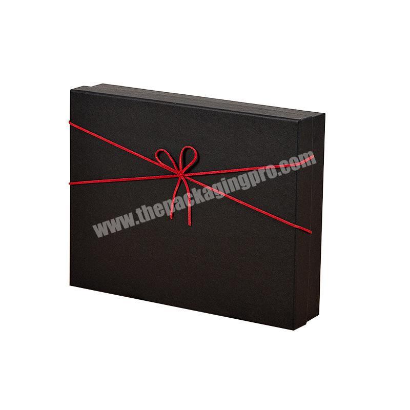Wholesale custom small luxury  jewellery cosmic gift box with ribbon closure