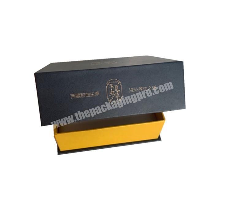 Wholesale Custom Special Design Luxury Rigid Cardboard Set Paper Storage Shaped Packaging Book Style Black Magnetic Gift Box
