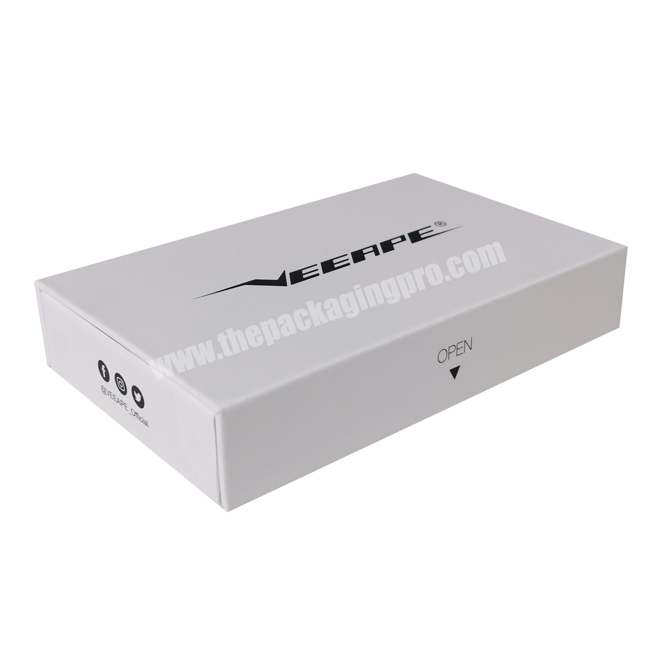 Wholesale Custom White Box Magnetic Closure Boxes with EVA Inserts