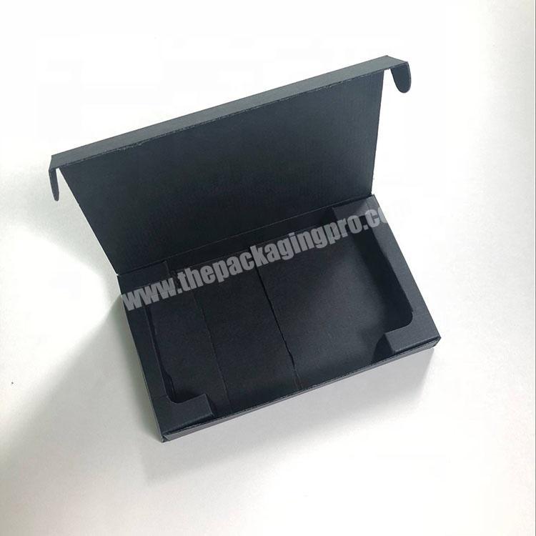 Wholesale Customized  Black Kraft Paper Electronic Accessories Packaging Box