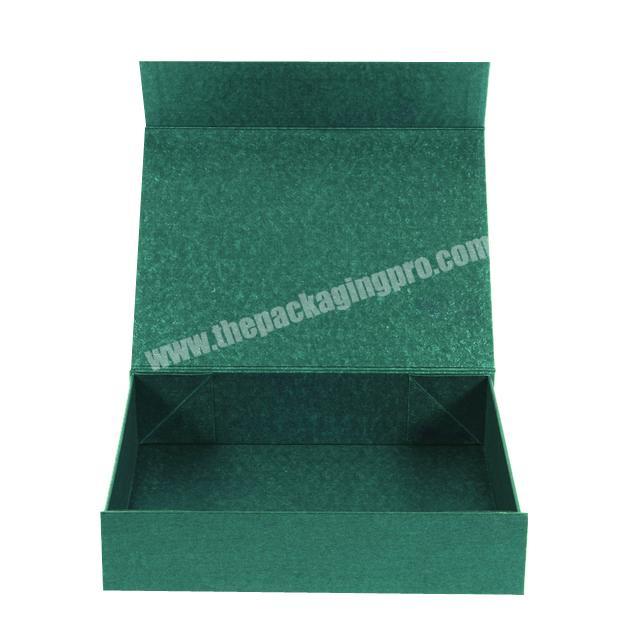 Wholesale customized cardboard green clamshell box cupcake joke gift boxes