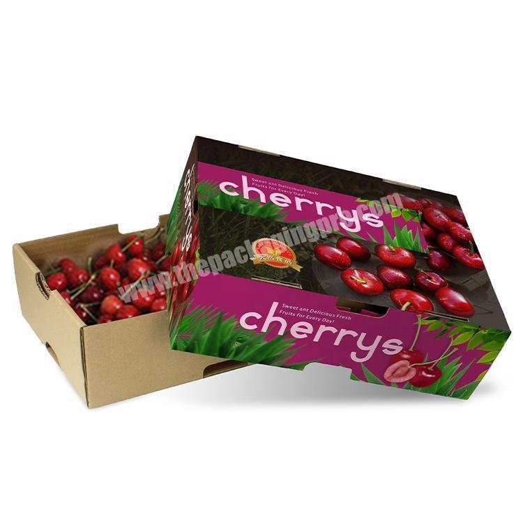 Wholesale Customized High Quality Folding Cherry Paper Box