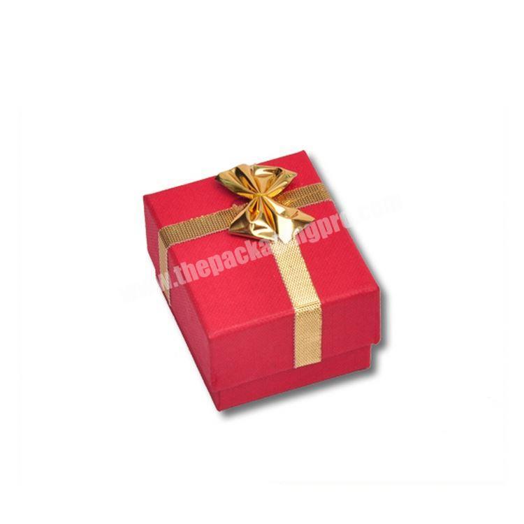 Wholesale Customized Logo Cardboard Small Jewelry Box