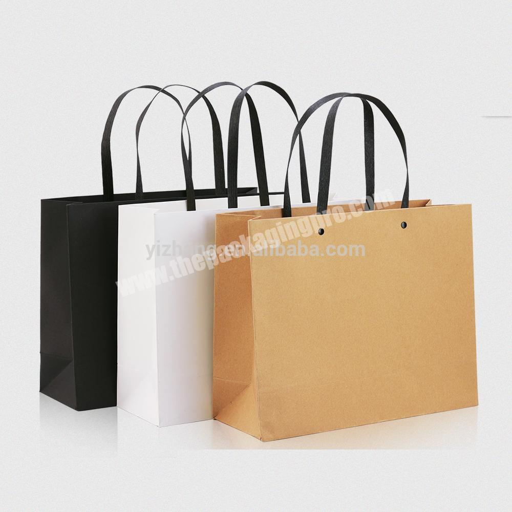 Wholesale Customized Luxury Shopping Gift Kraft Paper Bags