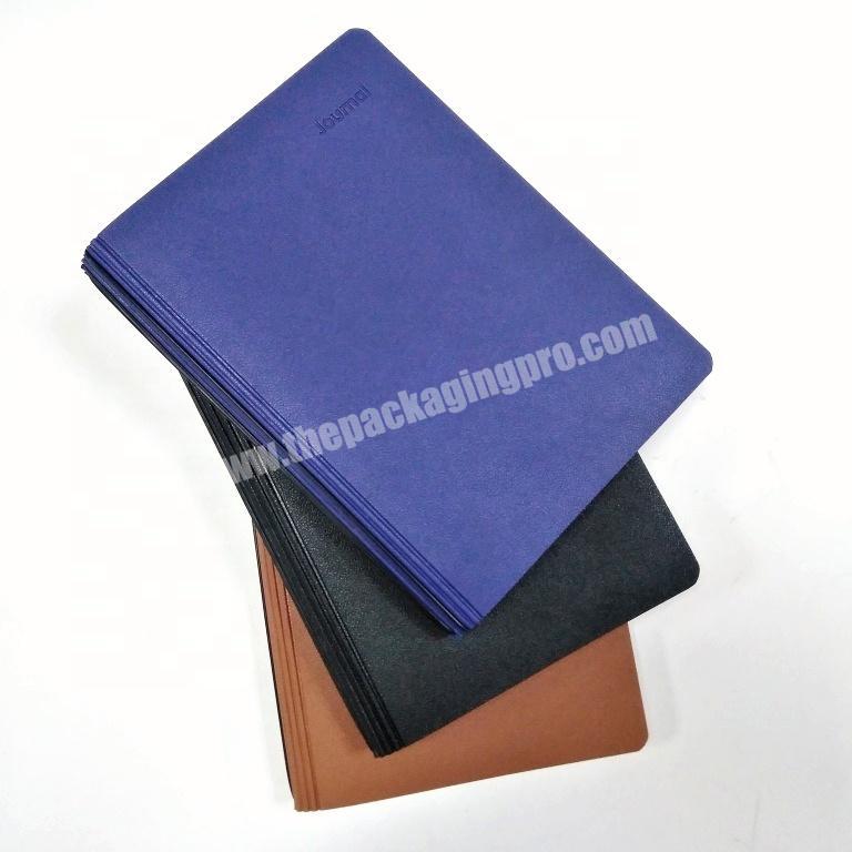 Wholesale customized notebook writing diary college journal leather organizer