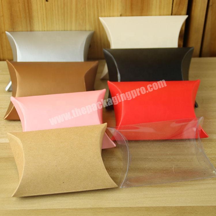 Wholesale customized small kraft paper pillow box