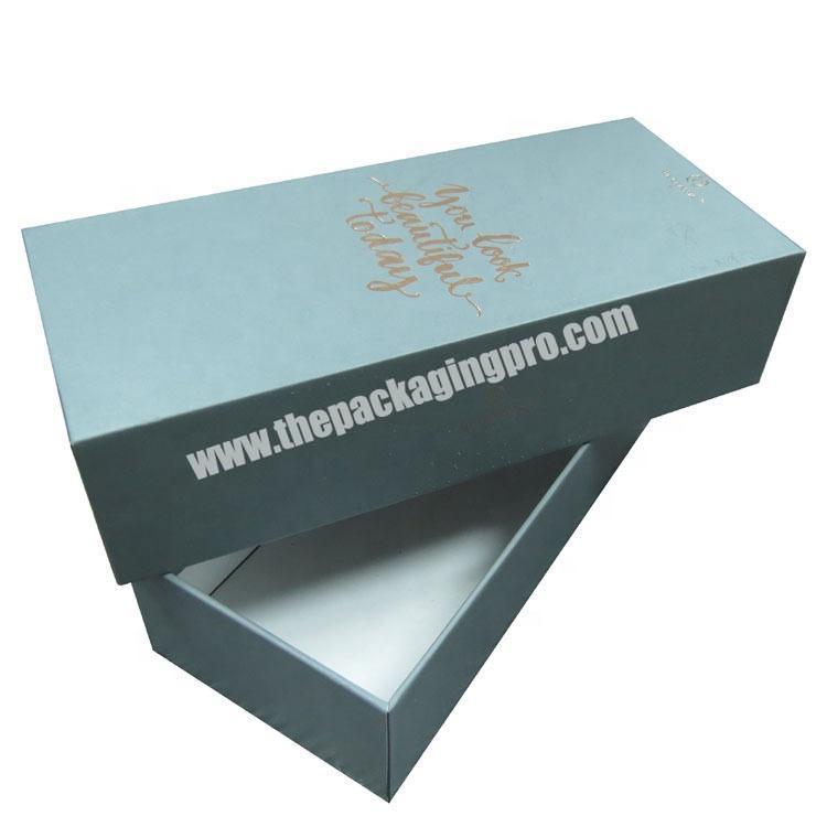 Wholesale Debossed Gold Stamping Cardboard Paper Boxes Premium Makeup Skin Care Essential Oil Bottle Beauty Packaging Box