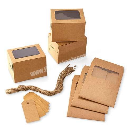 Wholesale Eco-freindly Cheap Loaf Cake Boxes With Window