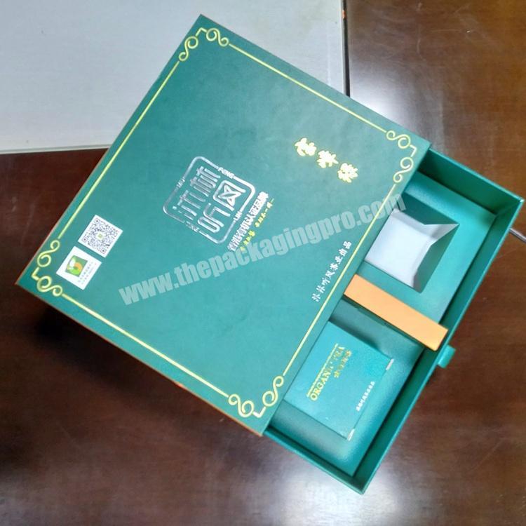 Wholesale Elegant Kraft Tea Paper Packaging Box With Logo