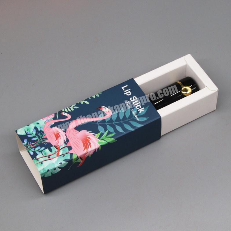 Wholesale Empty Lip Gloss Stick Tube Kit Cosmetic Set Paper Packaging Box with custom logo printed