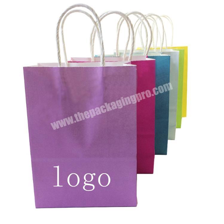 Wholesale Factory Cheap Kraft Paper Bag With Your 0wn Logo