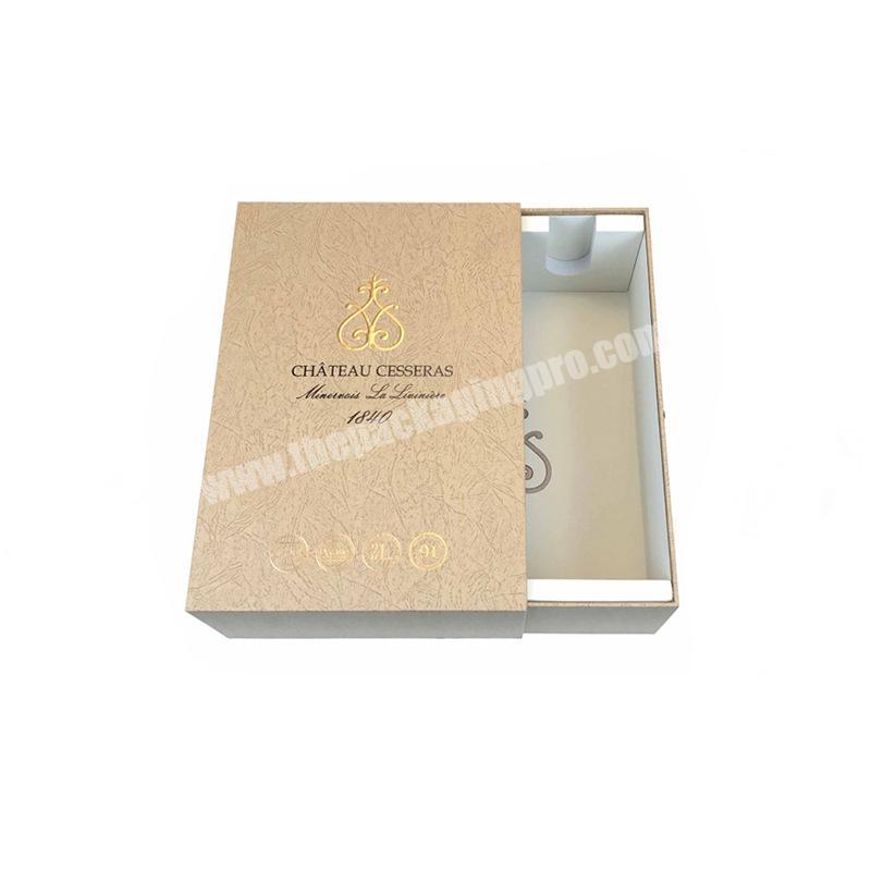 Wholesale Factory Cheap Price Specialty Paper Drawer Packaging Box Custom Tie Boxes With EVA Insert