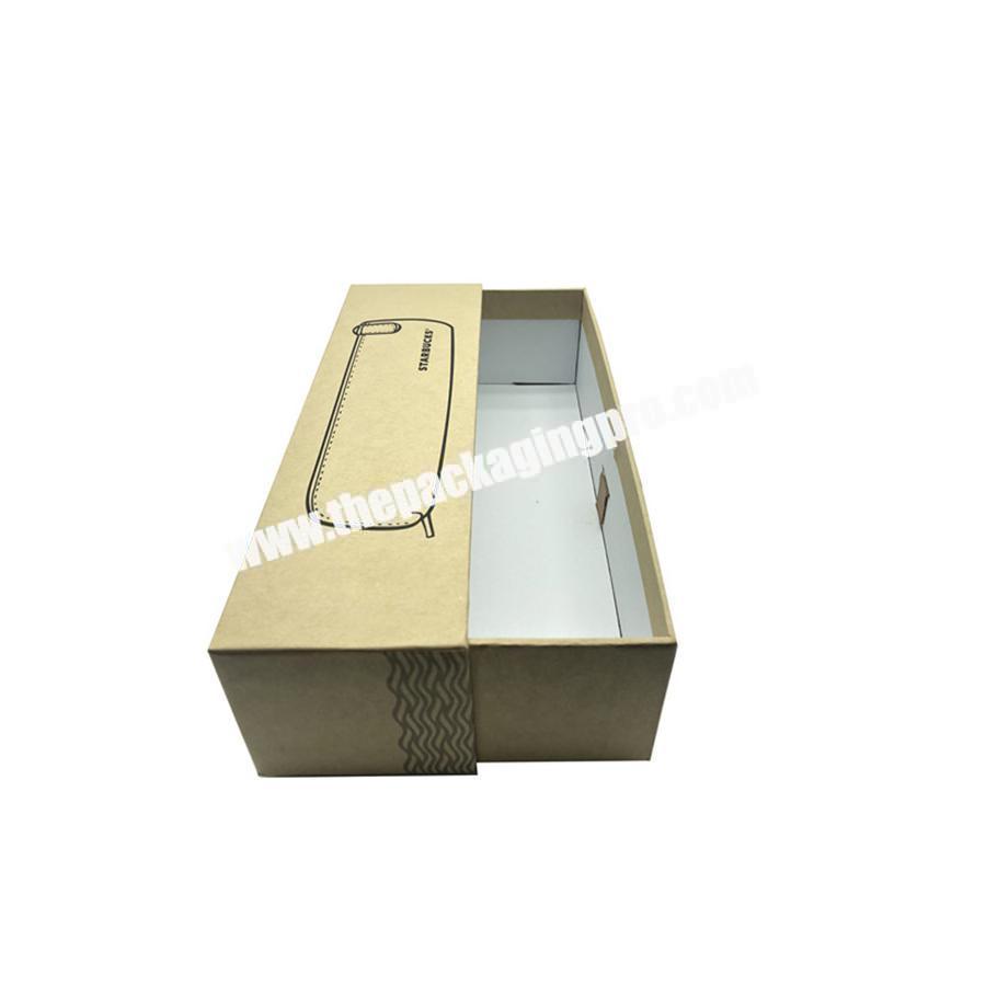 Wholesale fancy logo printed pull drawer jewelry box