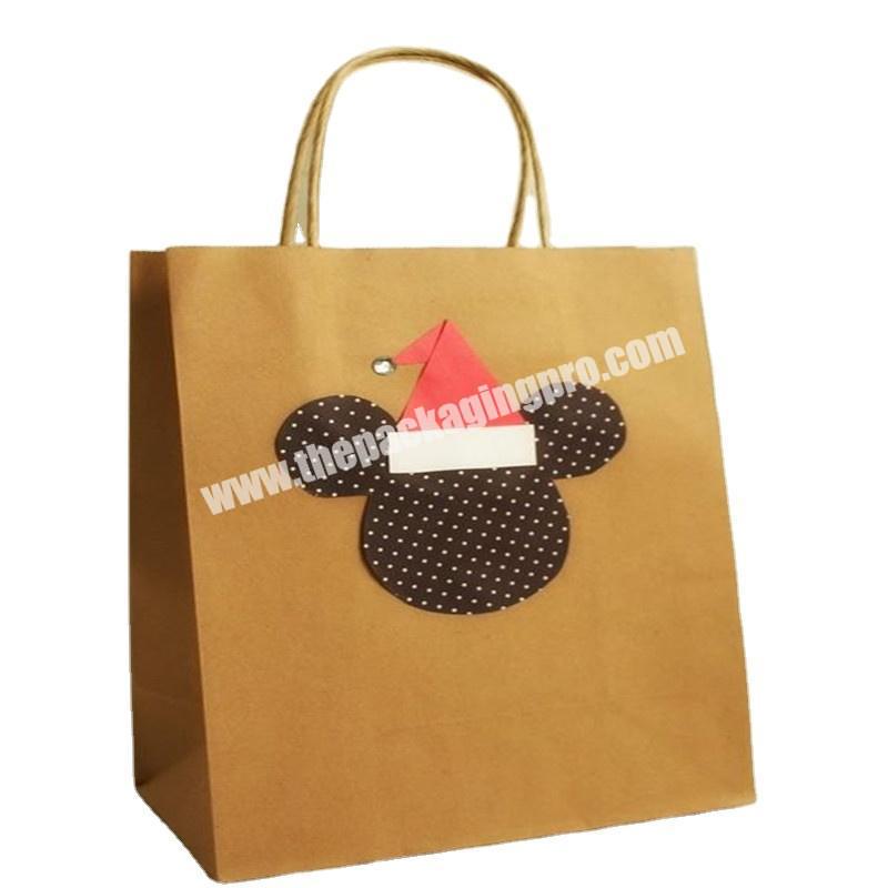 wholesale fine high quality christmas paper gift bags