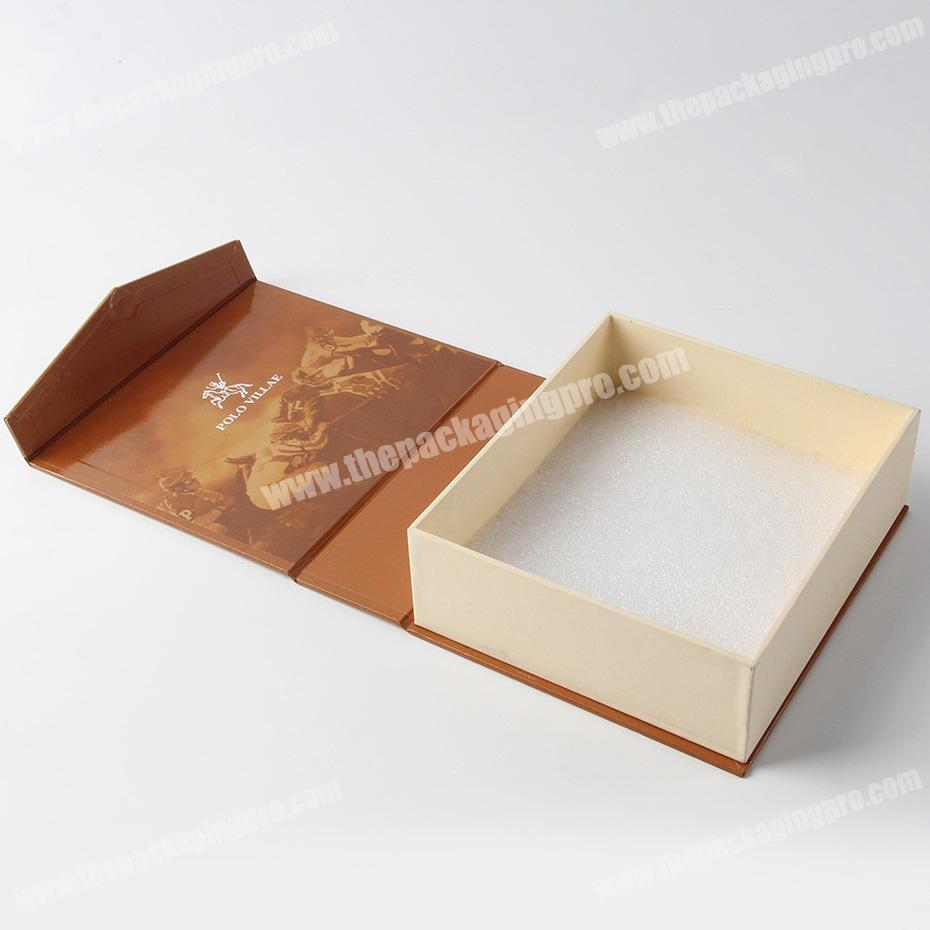 wholesale fine texture magnetic lock packaging paper box with magnetic closure