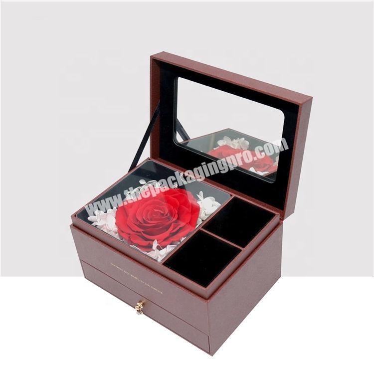 wholesale flower boxes for roses packaging luxury flower box i love you