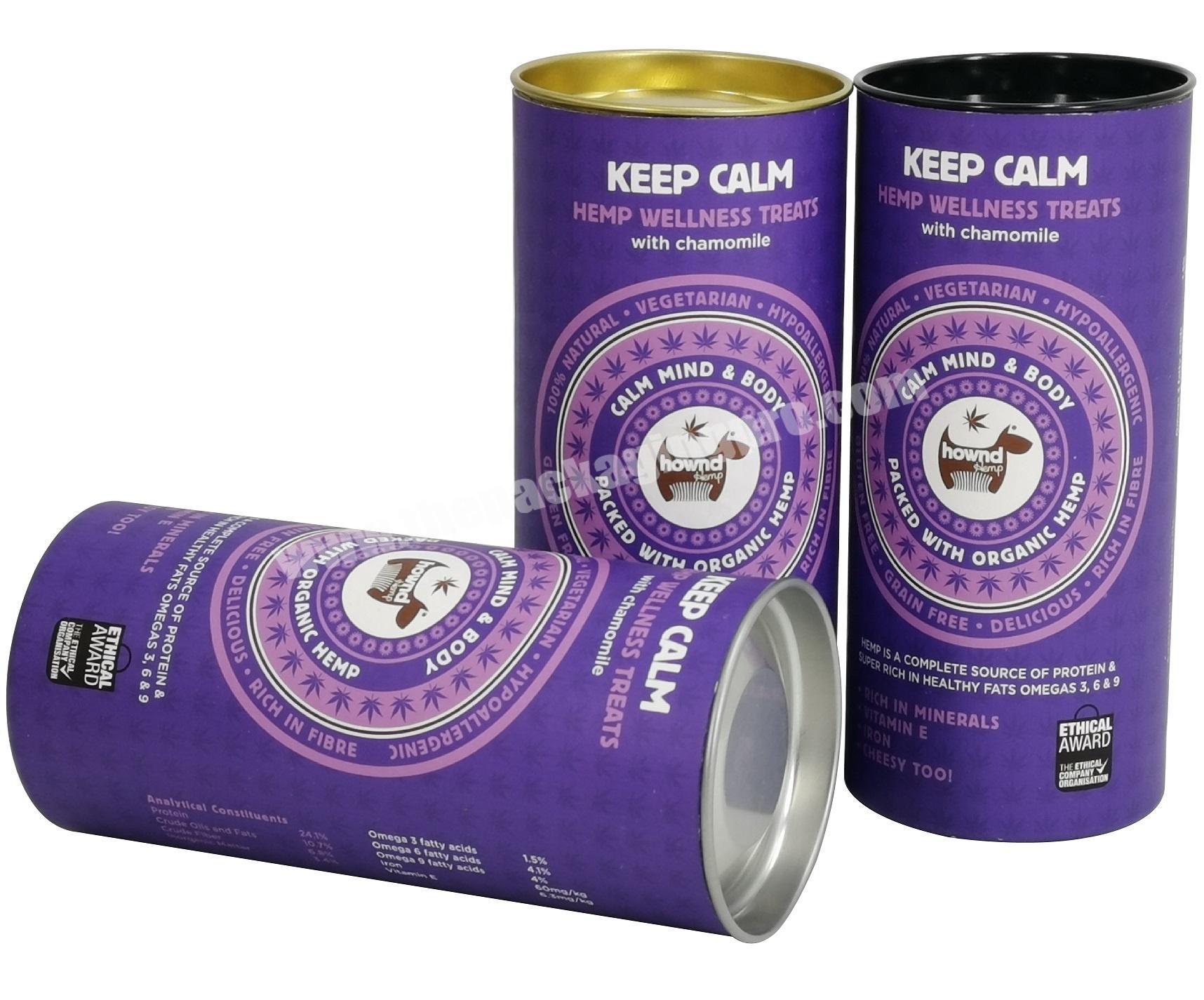 Wholesale Foil Liner Veterinary Drug Cardboard Packaging Paper Tube