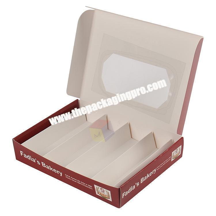 wholesale food grade paper box cookie packaging custom logo