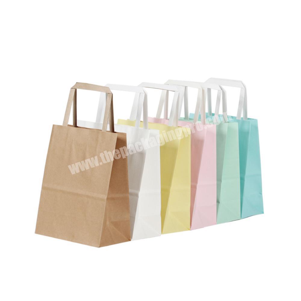 Wholesale Good Quality Custom Logo Environmental Shopping Kraft Paper Bag