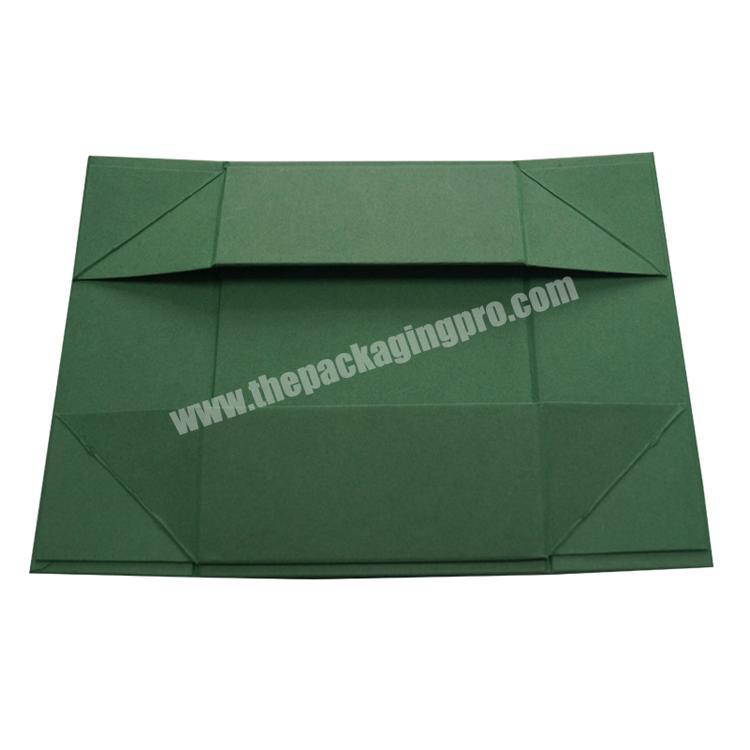 Wholesale Green Rectangle Origami Birthday Collapsible Gift Box