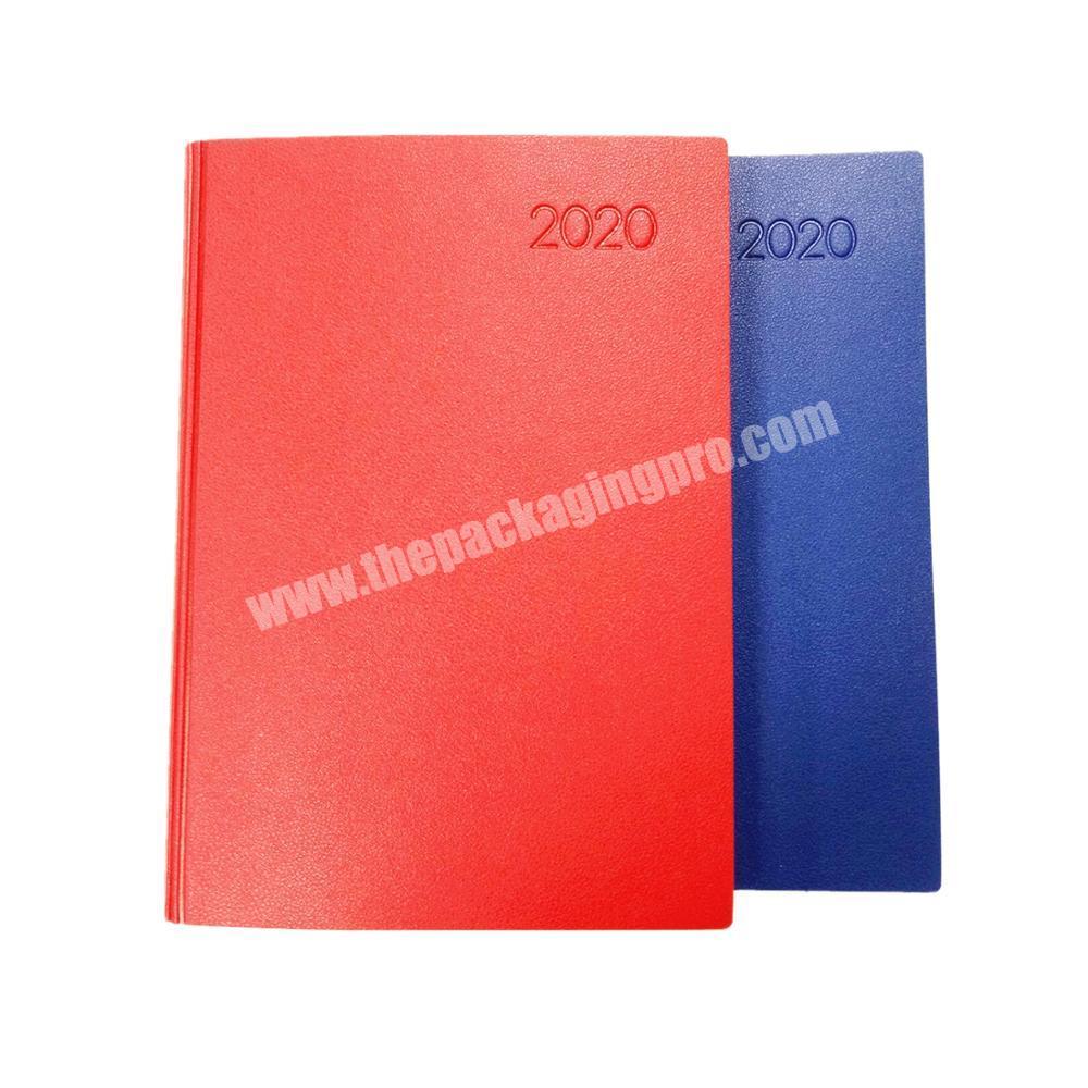 Wholesale happy planner leather cover notebook printing journal custom diary