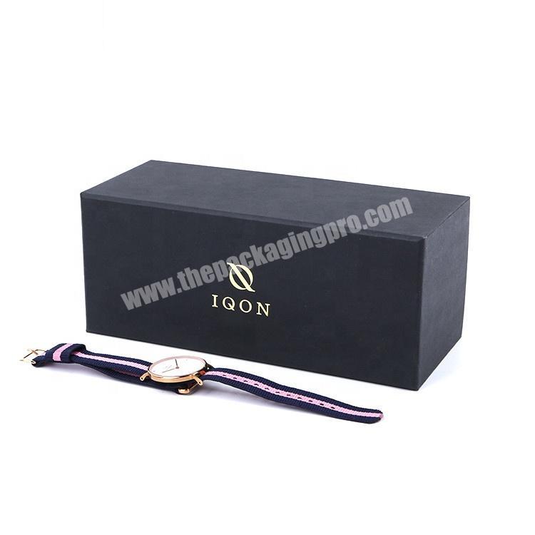 Wholesale High End Cardboard Paper Packaging Luxury Men Women Single Gift Watch Box Case
