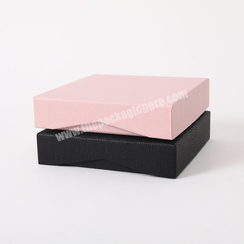 Wholesale High-end Fancy Customized Design Printed Small Square Gift Packing Boxes for Jewelry with Logo