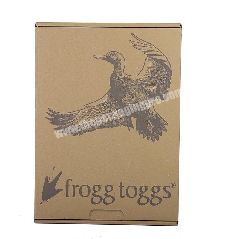 Wholesale High Quality Brown Kraft  Gift Packaging Box with Customized Logo